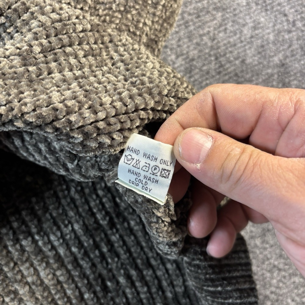 NOSTALGIA Sweater Women's XL‎ Dark Green Knotted Long Sleeves Sweater Blouse Top - Picture 5 of 8